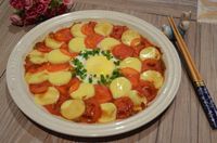 玉子豆腐蒸番茄蛋