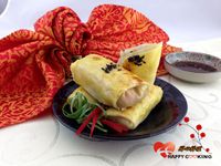 低卡蔬食烤春捲