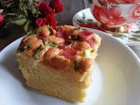 火腿蔥花鹹蛋糕