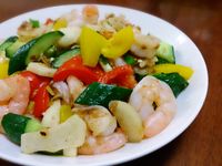 XO醬炒蝦仁鮮蔬