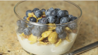 早餐好選擇-藍莓燕麥優格