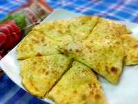 火腿玉米起司蛋餅 ( 博客原味火腿 )