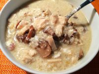 奶油蘑菇雞肉粥