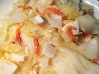 超下飯! 蒜香鹹蛋櫻花蝦高麗菜