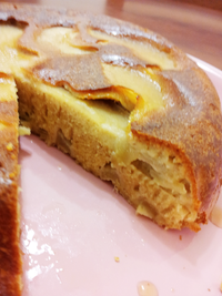 蘋果橄欖油蛋糕~大河川有自然無鋁鬆餅粉~