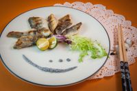 香煎冰魚片佐夏威夷黑鹽