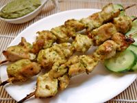 沙嗲雞肉串(自製沙嗲醬)