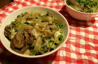 【空姐愛煮菜】柳川風滑蛋牛肉