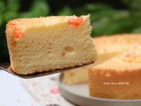 滿滿葡萄柚的戚風蛋糕