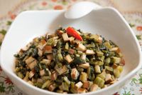 雪菜炒豆干丁@美麗人妻Selina Wu