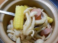 無負擔的水煮玉米筍菇『711就近帶回家』