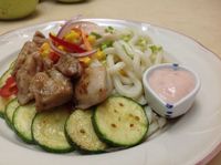 節瓜雞腿優格烏龍麵