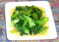 [ 5分鐘快炒] 蒜香青江菜