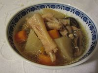 蘿蔔香菇燉鳳爪