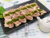 九層塔蒜蓉佐豬腱  ♡白切肉1