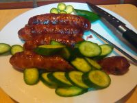 不翻面烤香腸[烤箱][省事][懶人]