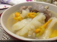 雞腿金針苦瓜湯