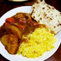 咖哩薑黃飯&印度烤餅