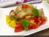 彩椒豆腐乳鳕魚