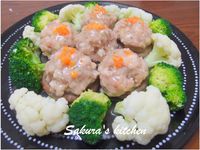 ♥我的手作年菜♥百花鑲鮮菇