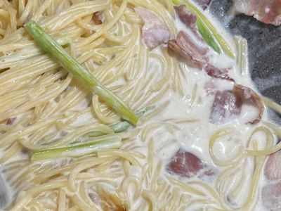 炒到麵條收汁
完成✅