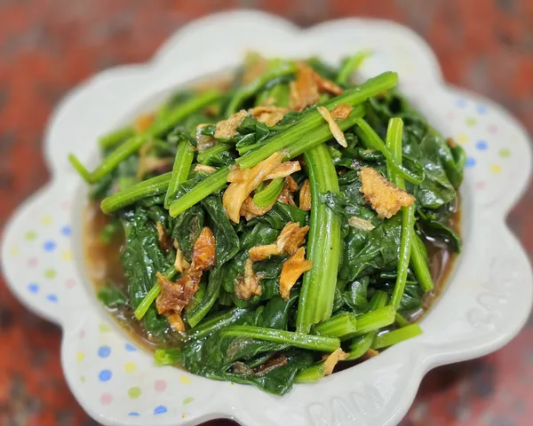 家常菜 - 燙菠菜