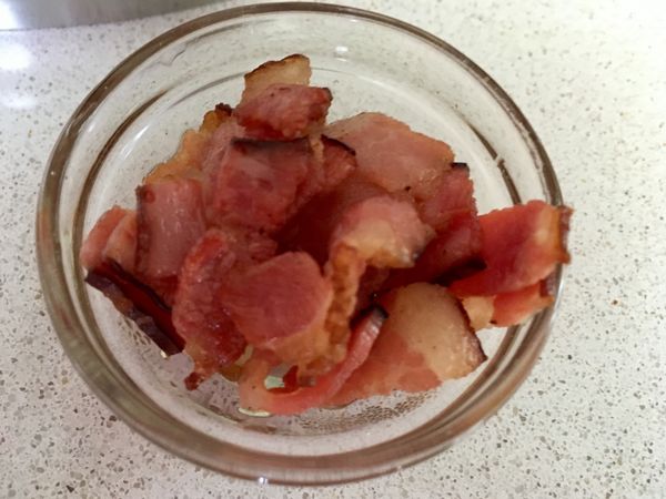 想吃高級一點.煎一點培根