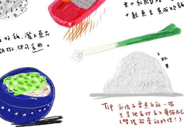 打開鍋蓋 加蔥花 趁有熱氣時拌勻
就完成了（哈哈還需要教嗎？
大家應該都很厲害😂