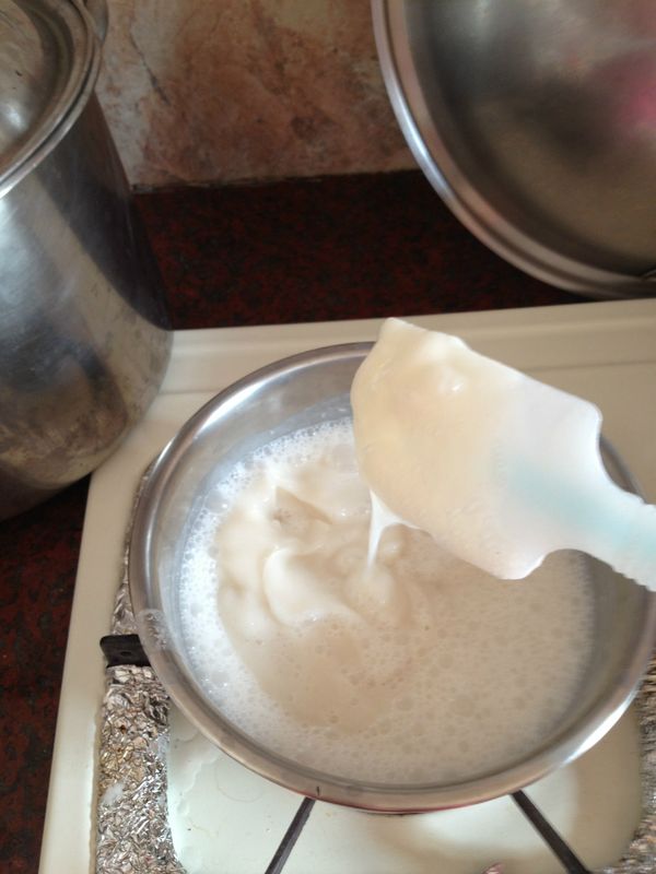 步驟10在倒入剩下的米漿攪拌均勻