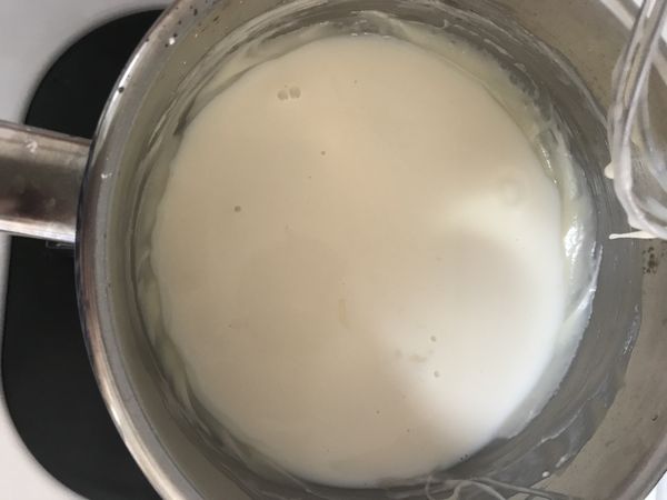 麵糊部份......加入牛奶