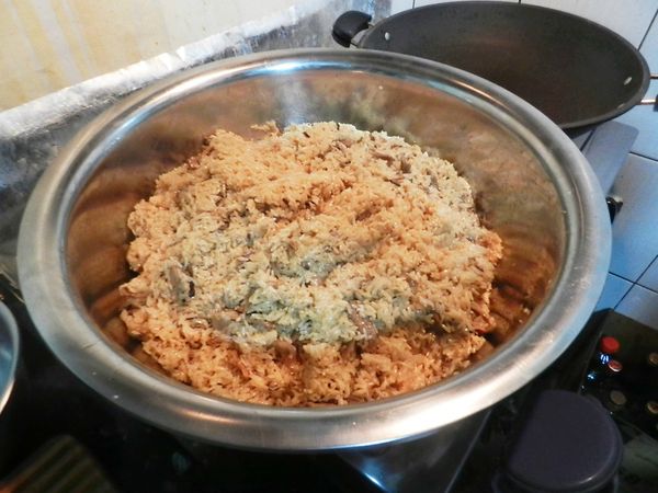 然後與煮好的料拌勻即可