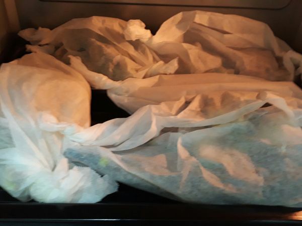 放進烤箱（200度，30分鐘）
**烤箱我沒有事先預熱。