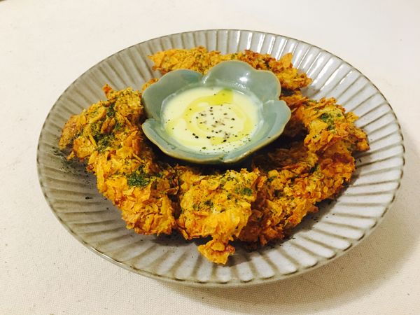 完成～最後可以喜好撒上巴西里莫作裝飾