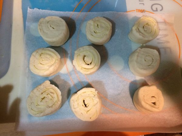 用刀子切成一塊一塊，大小看自己喜歡