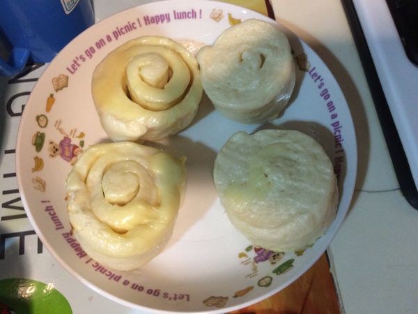 好囉！成品有點醜><沒有辦法，時間太趕，但吃起來很Q彈