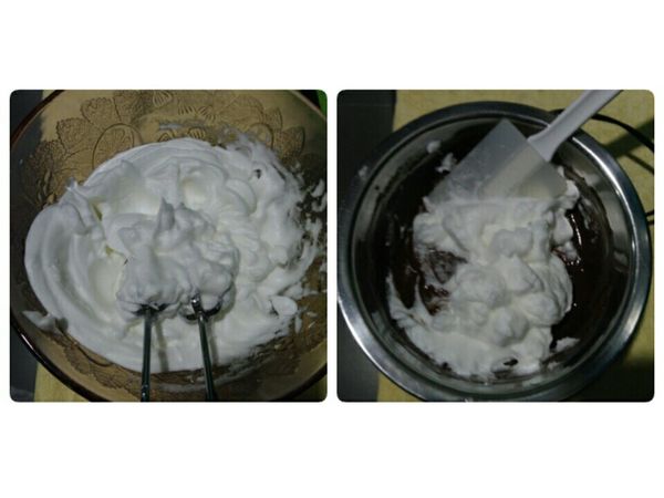 先预热烤箱150度10分钟，蛋白放入大盘，用电动搅拌机打直大泡时，糖分3次放，打直硬性发泡，蛋白挺立不弯勾。