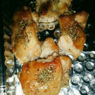 也試過烤去骨雞腿肉塊，一樣好吃