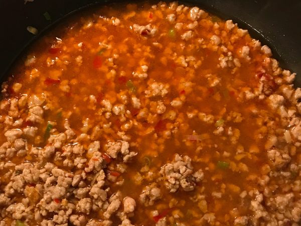 倒入100~150ml的冷水,煮滾