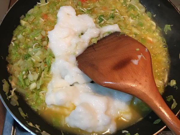 加入熟度爛度寶寶可以接受的飯