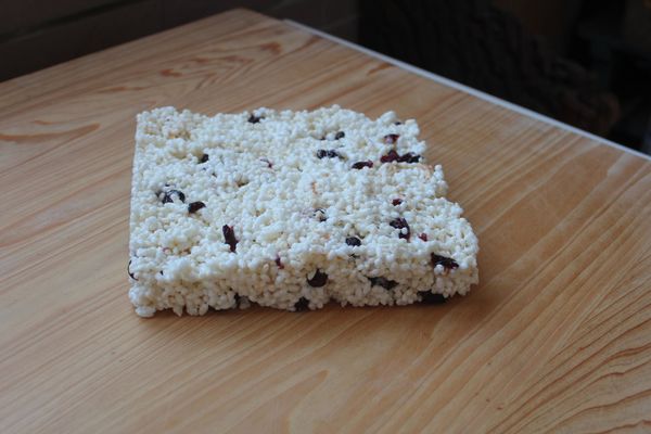 脫膜，一大塊米香。