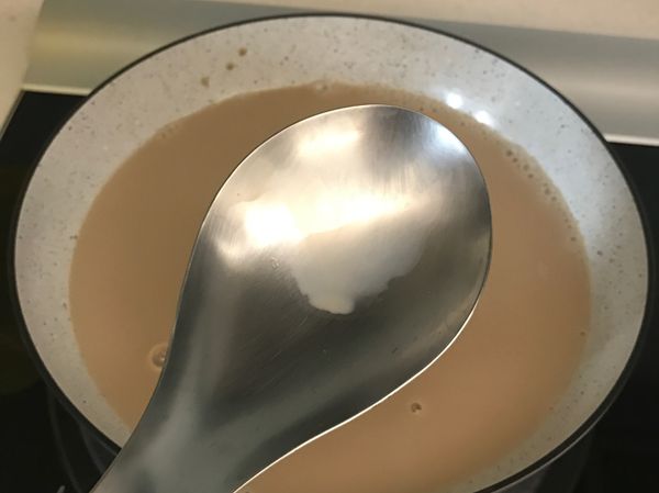 黑糖的量大約這樣一湯瓢（看個人喜好啦