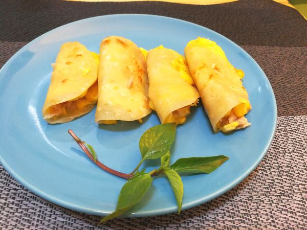 可愛的小蛋餅就完成囉！快速又簡單