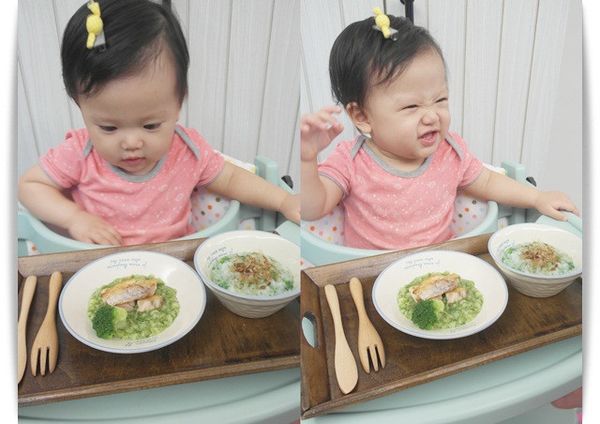 上桌後很認真的在研究菜色 ❤