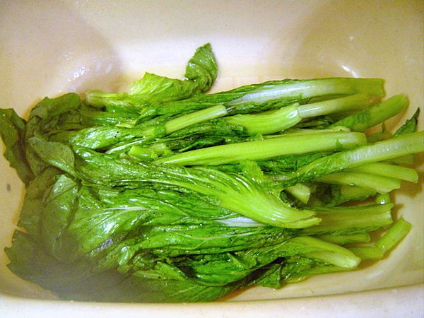 小芥菜軟化後稍微抓一下