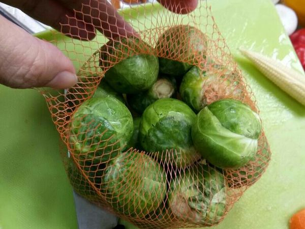 把孢子甘蓝洗一洗