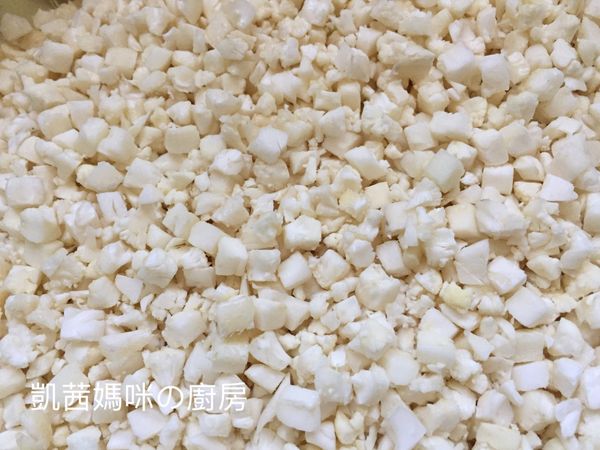 已經處理好的花椰菜米～