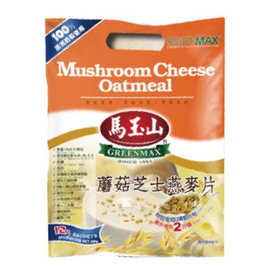 將「馬玉山磨菇芝士燕麥片」少量分次加入拌勻備用