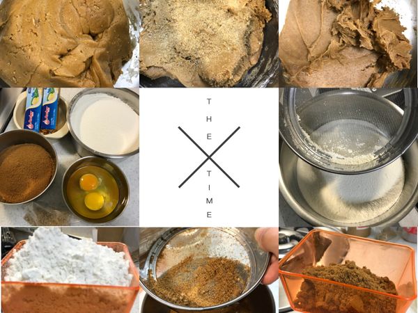 將所有材料都分別秤重，妥善備好，備用。