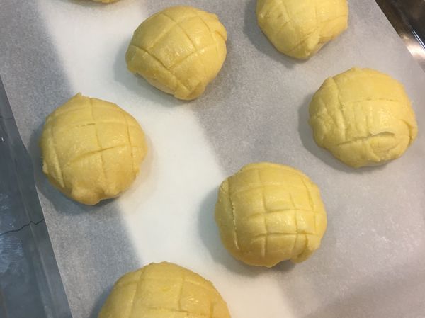 最後發酵1小時，烤箱使用180度預熱