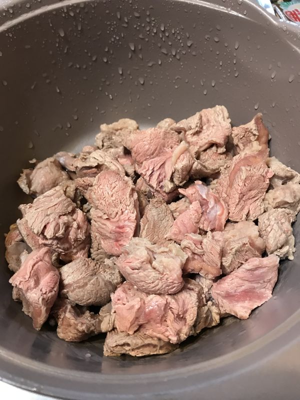 牛肉熱水燙過去血水